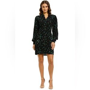 GANNI Bluebell Printed Shirt Dress (1)